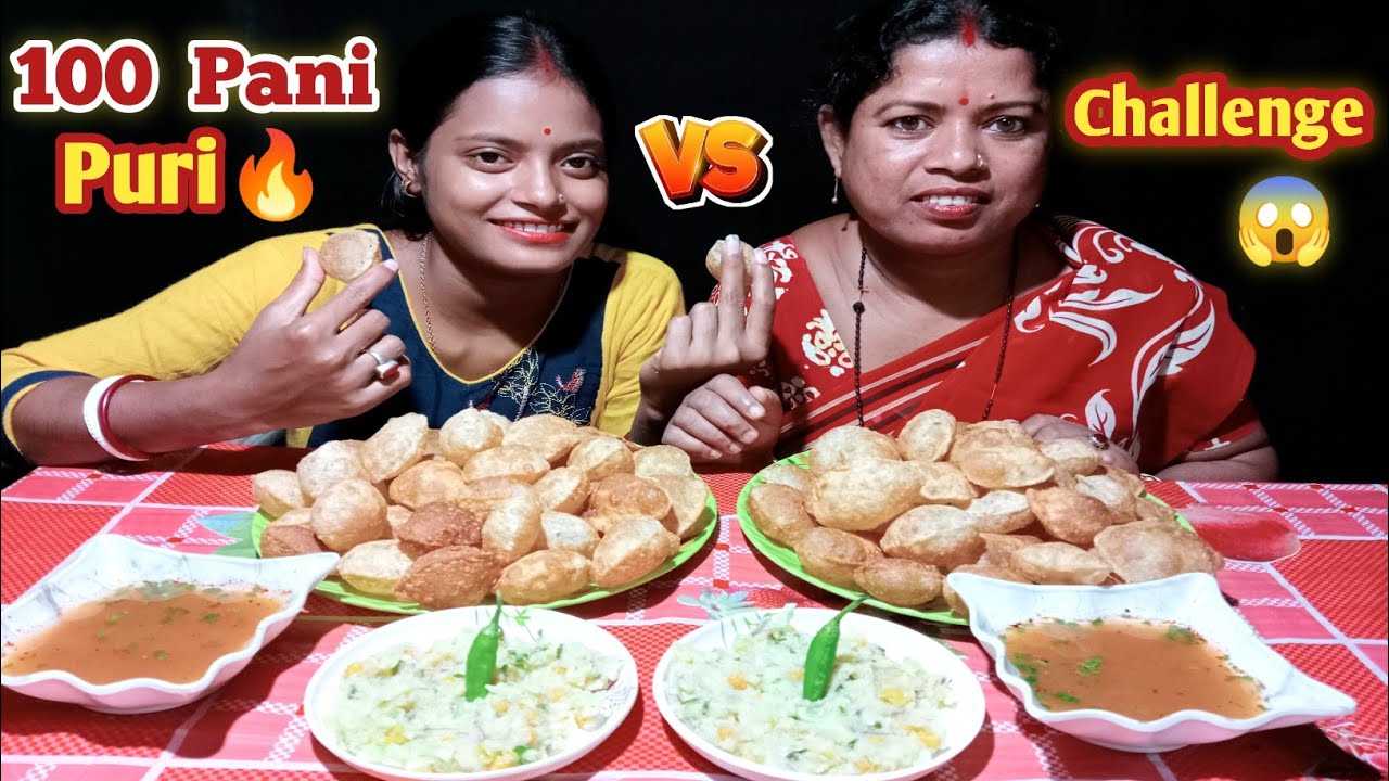 Extreme Spicy 100 Pani Puri Eating Challenge | Huge Golgappa /fuchka Eating show | Foodie lipi