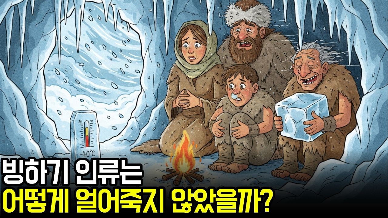 영하 60도 얼음지옥에서 인류가 살아남은 방법 (빙하기 생존의 비밀)