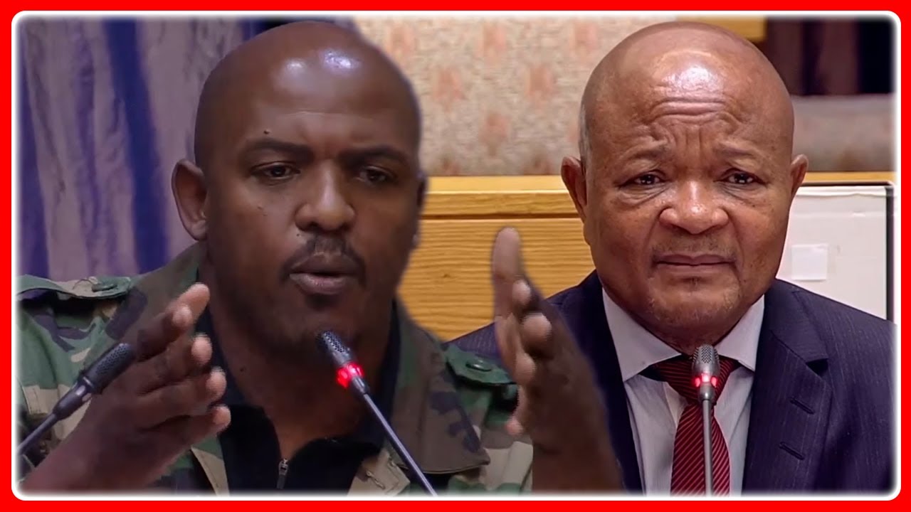 MK Shongwe Questions Minister Mchunu “General Sibiya Failed Competency Test, Would You Hire Him”