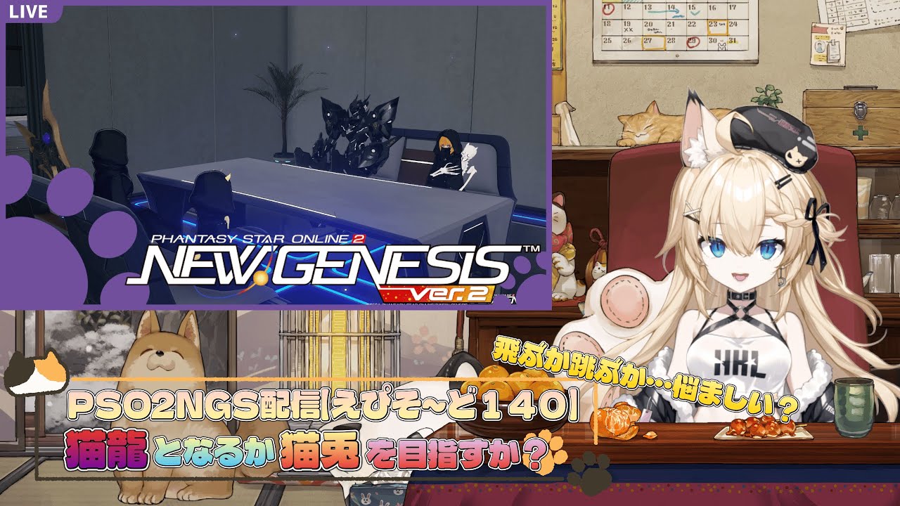 PSO2NGS配信【EP140】3月を蒼天疾駆していきたい【Ship10】
