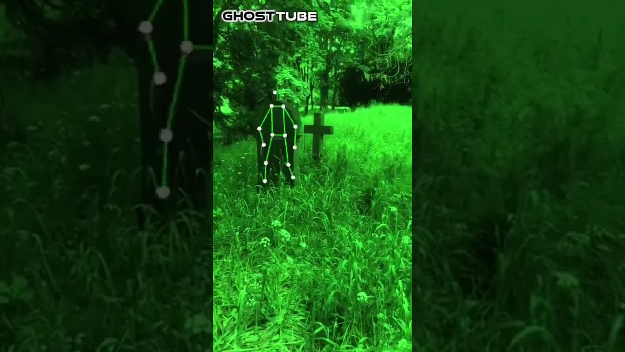 sls man on headstone ghost cemetery graveyard
