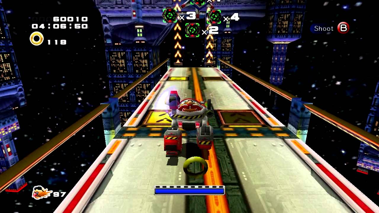 Sonic Adventure 2: Cosmic Wall Mission #5 - Hard Mode - A Rank