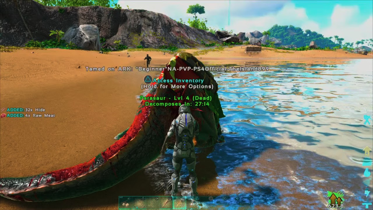 Ark beginner server experience- alphas, pvp, and a start