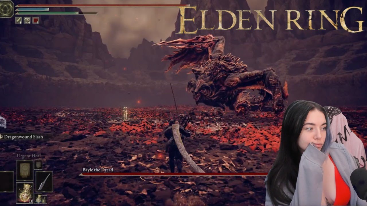 Bayle destroying me until I finally destroy him (Elden Ring VOD)