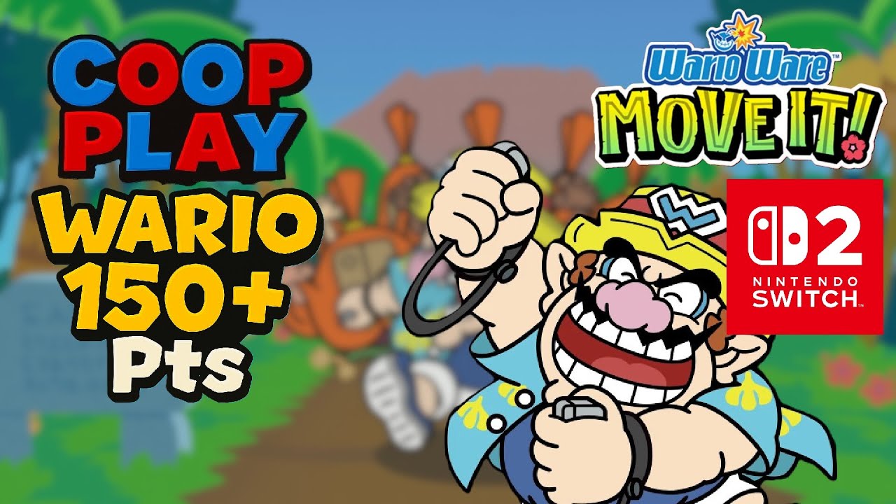 WarioWare: Move It! | 2 Player 150+ Pts | Wario (Nintendo Switch 2)