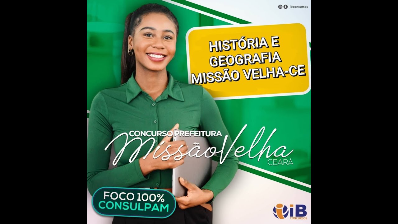 CONCURSO MISSÃO VELHA-CE 2025 | AULÃO DE CONHECIMENTOS GERAIS (CONSULPAM)