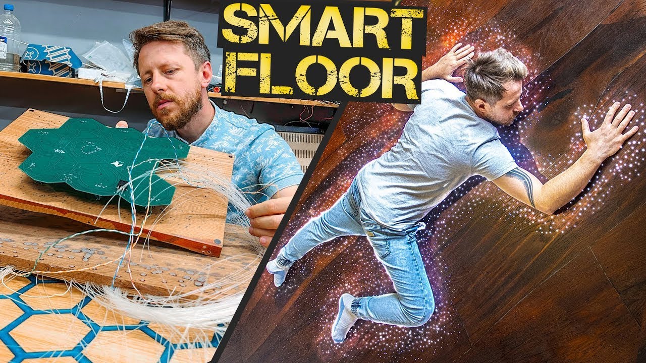 We built a nano parquet floor worth a million 120 sensors + a built in computer