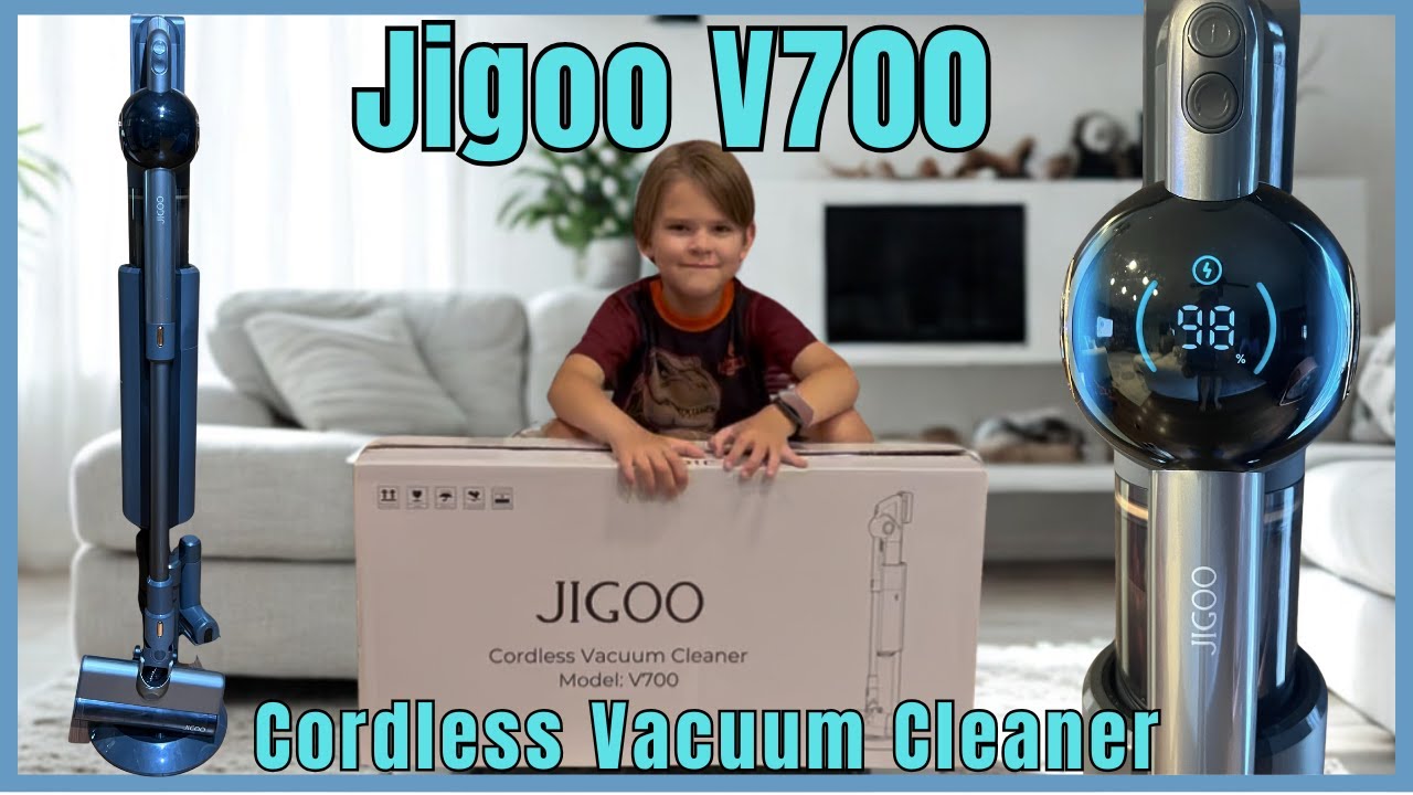Unboxing & Review of the Jigoo V700 Cordless Vacuum Cleaner!