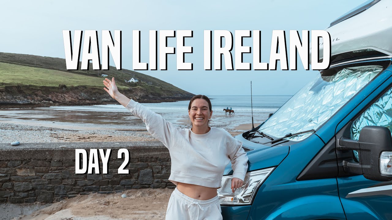 WE RENTED A VAN IN IRELAND | Day 2 | Cork and Red Strand Beach