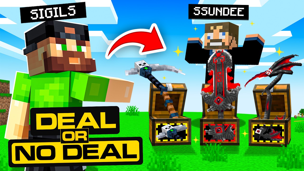 DEAL or NO DEAL for BANNED WEAPONS in Minecraft
