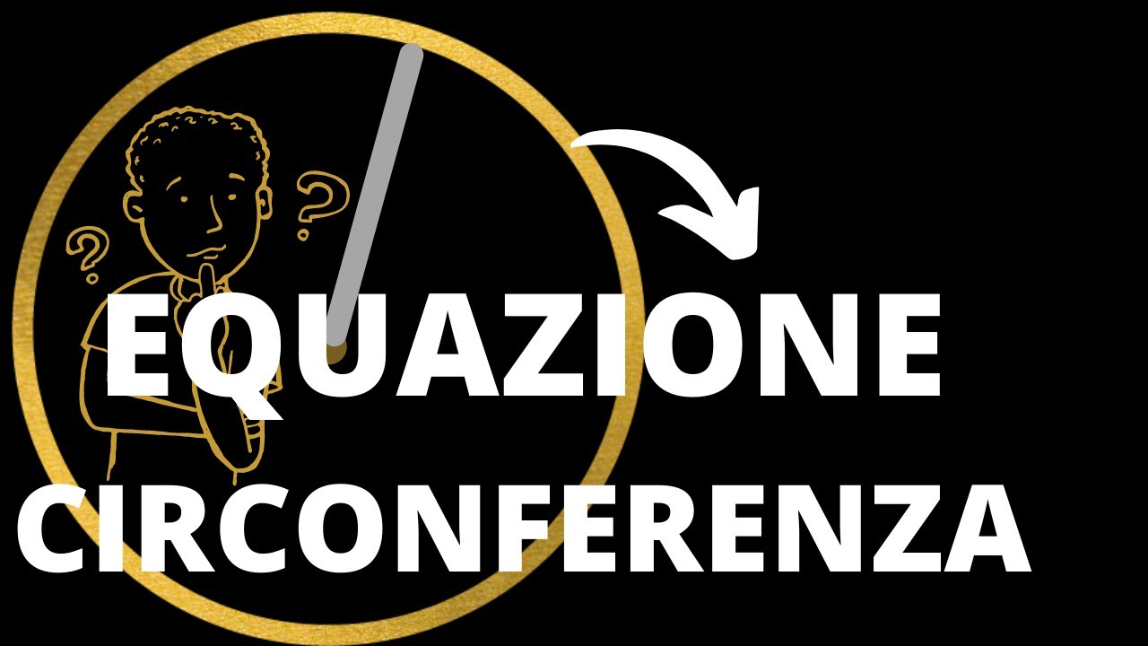 Equazione della circonferenza: usa la definizione!