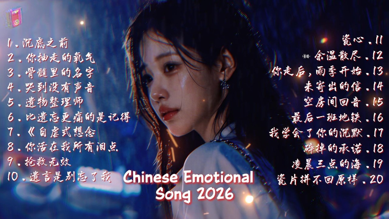 [ Playlist ] Chinese Sad Songs 2026 悲伤情歌 | 20 Original Tracks About Betrayal & Healing