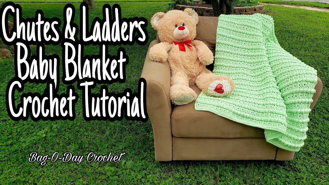 Easy Crochet Baby Blanket | Crochet Baby Blanket for Beginners |  Bag O Day Crochet