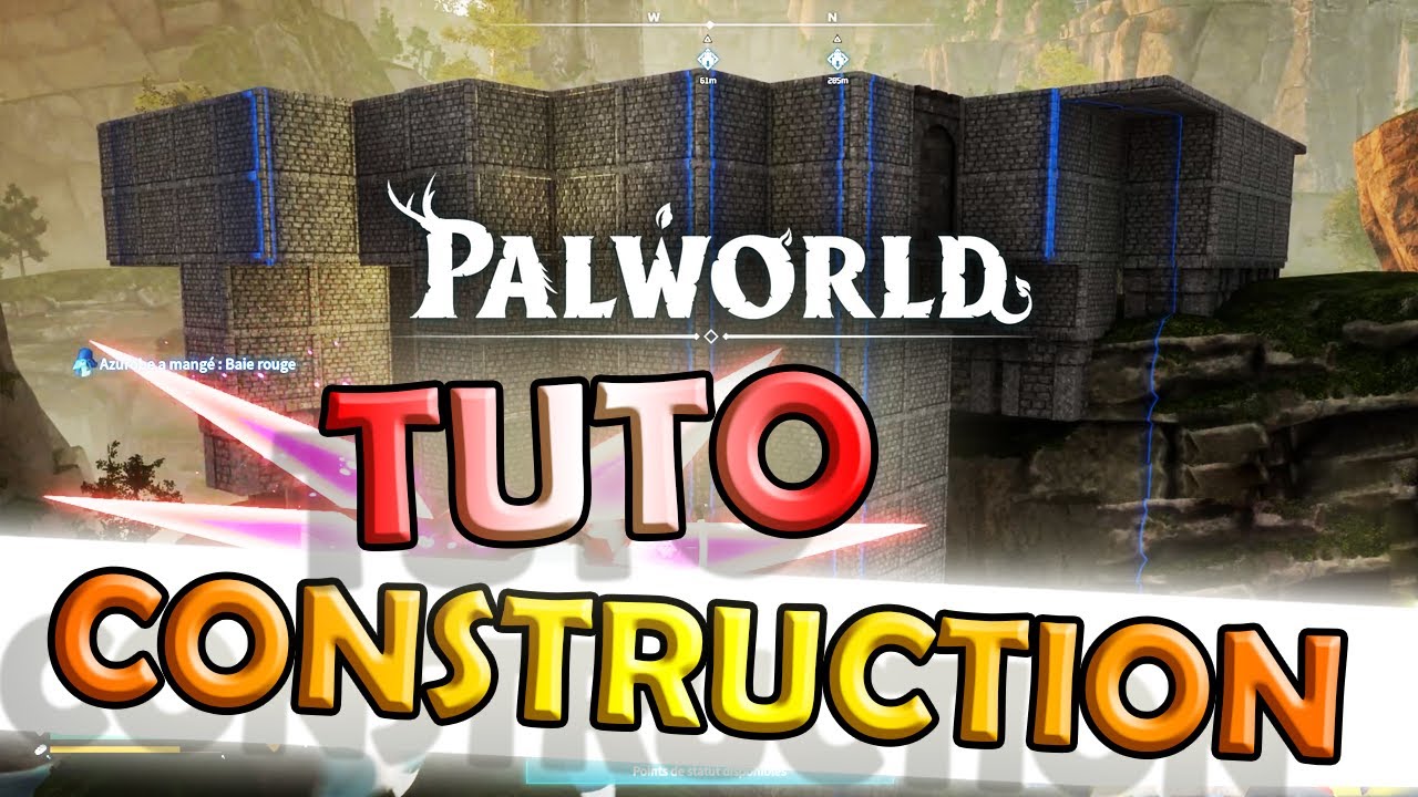 UN CAMP ÉNORME sur UN CAILLOU   !! - TUTO CONSTRUCTION sur PALWORLD