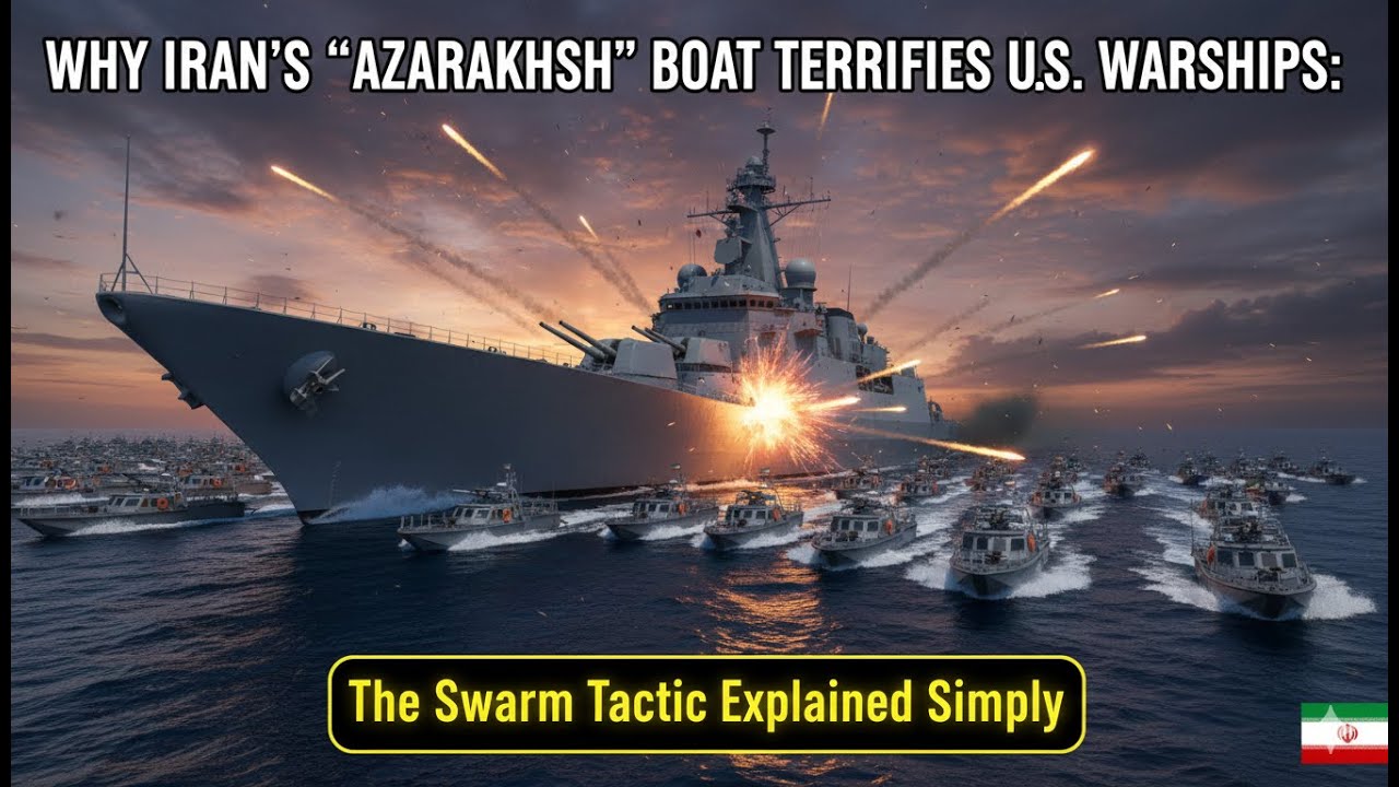 Why Iran&rsquo;s &ldquo;Azarakhsh&rdquo; Boat Terrifies U.S. Warships: The Swarm Tactic Explained Simply