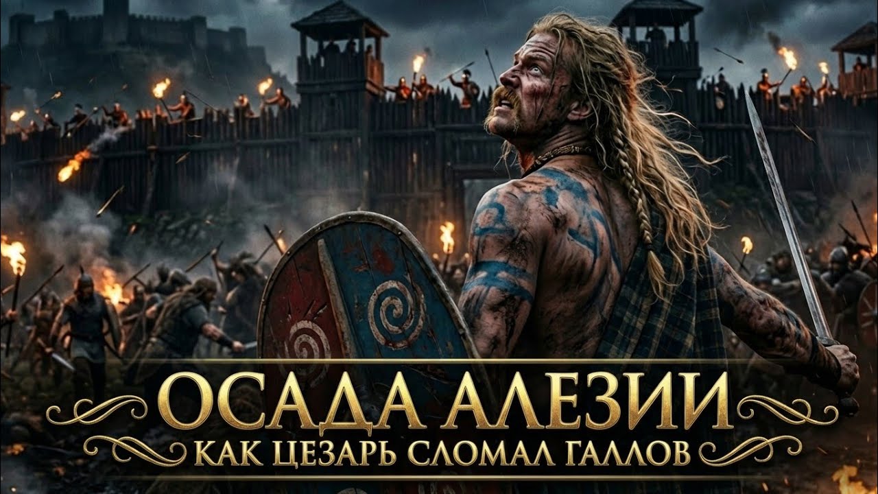 ИДЕАЛЬНАЯ ОСАДА: Как римляне перебили 250 000 галлов