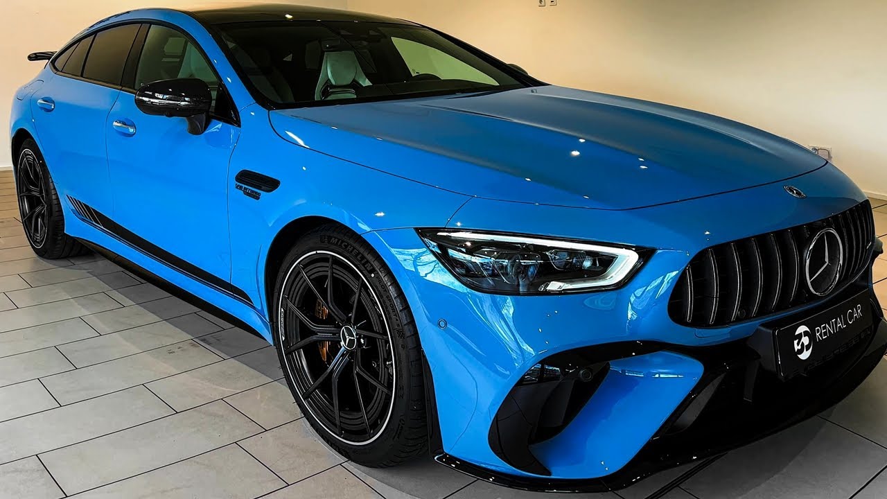 2023 Mercedes AMG GT63S - звук, детали интерьера и экстерьера