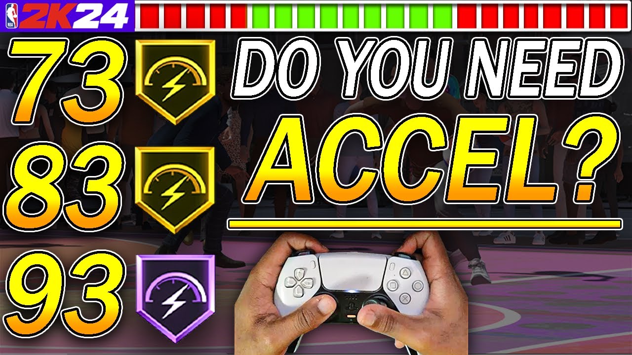 ACCELERATION RATINGS Frame Comparison in NBA 2K24 (Speed Comparison with HANDCAM) ⛹🏾‍♂️💨