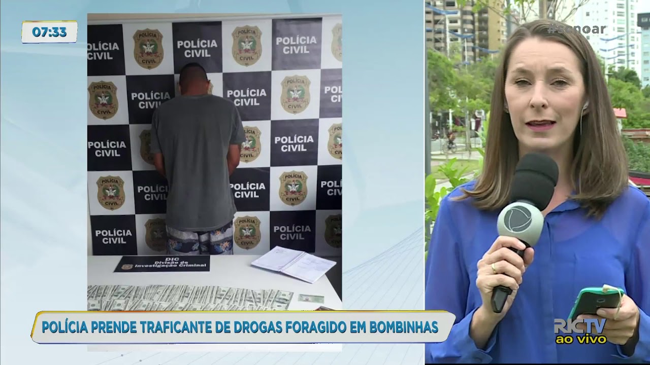 Polícia prende traficante de drogas foragido em Bombinhas
