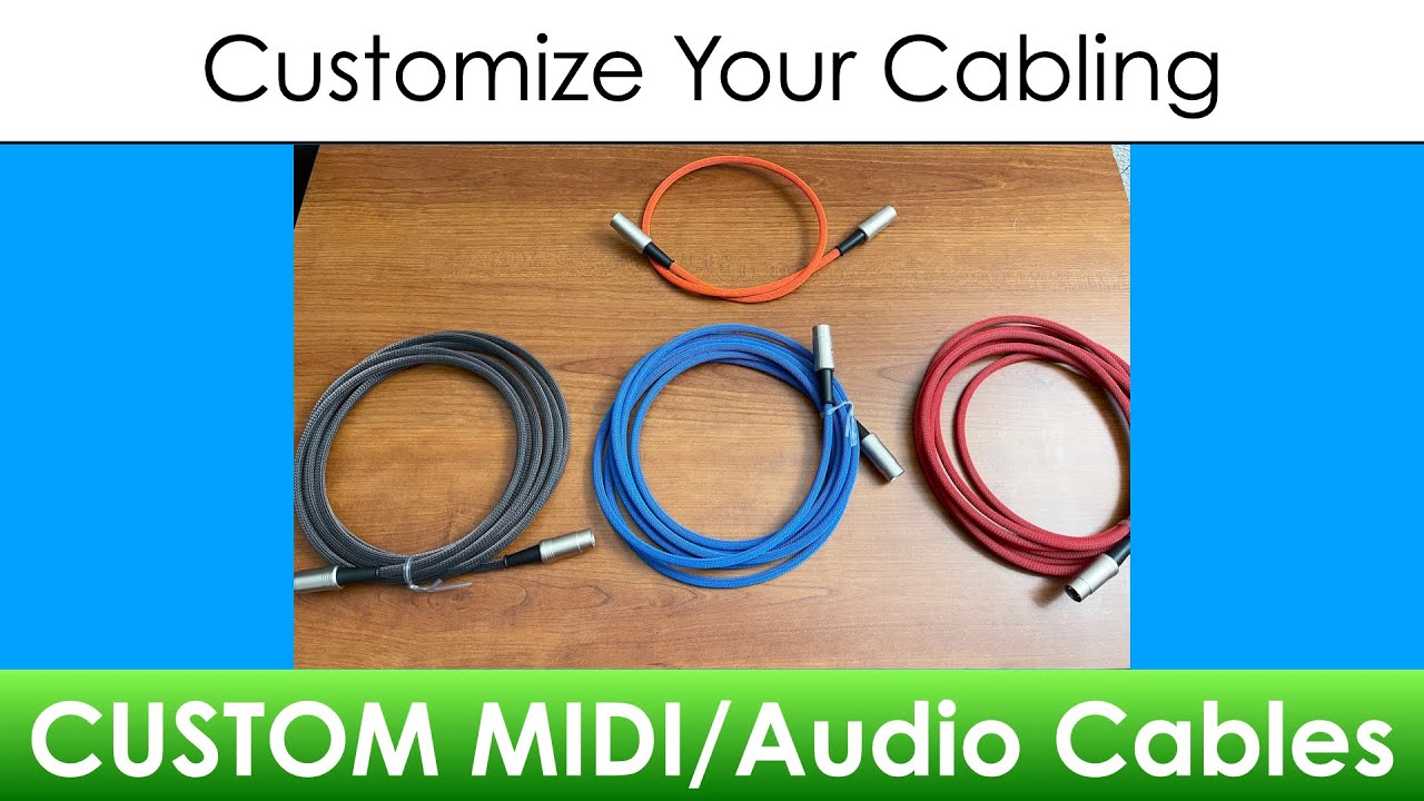 Custom MIDI and Audio Cables