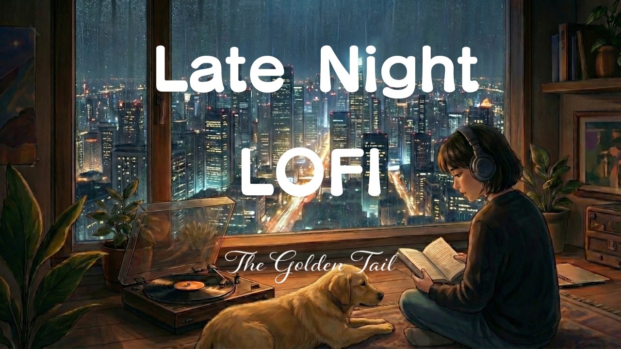 Late Night Lofi | 30min BGM for Study, Work & Relax | The Golden Tail #009