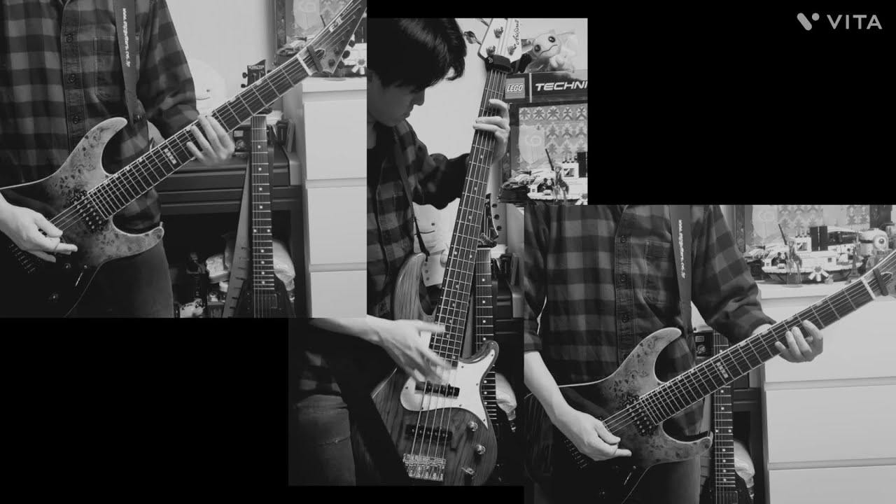 【DIR EN GREY】 激しさと、この胸の中で絡みついた灼熱の闇 Guitar & Bass Cover 【弾いてみた】