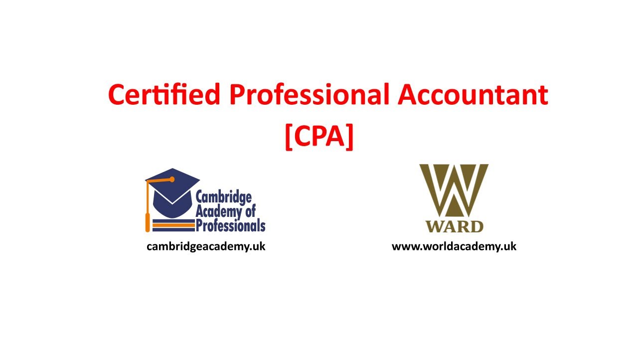 Certified Professional Accountant [CPA]