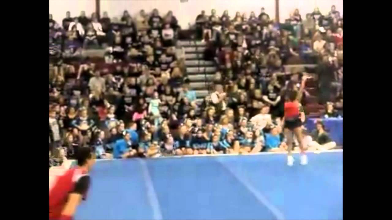 Professional Cheerleaders Doing Backflips - Part 1