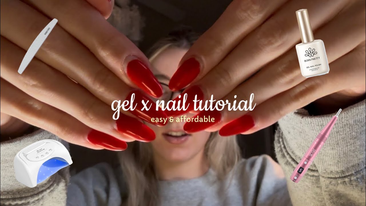 Gel X Nails At Home | *affordable and for beginners* 