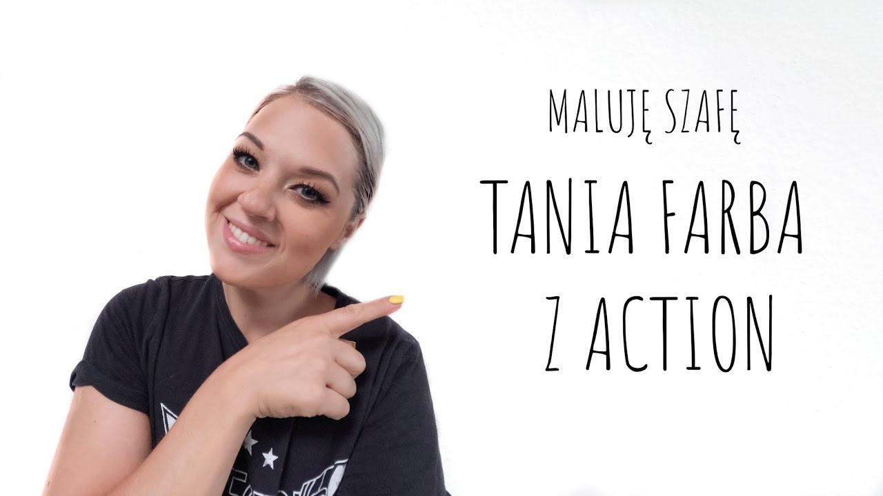 DIY Metamorfoza starej szafy farbami do mebli z Action