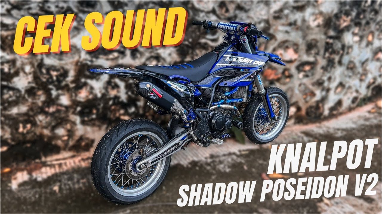 KNALPOT MEWAH TAPI MURAH | SHADOW POSEIDON V2 WR155, CRF, KLX