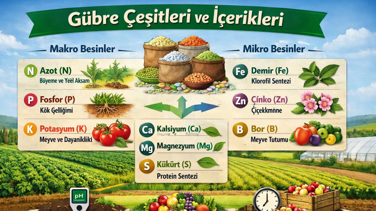 Gübre Çeşitleri ve İçerikleri