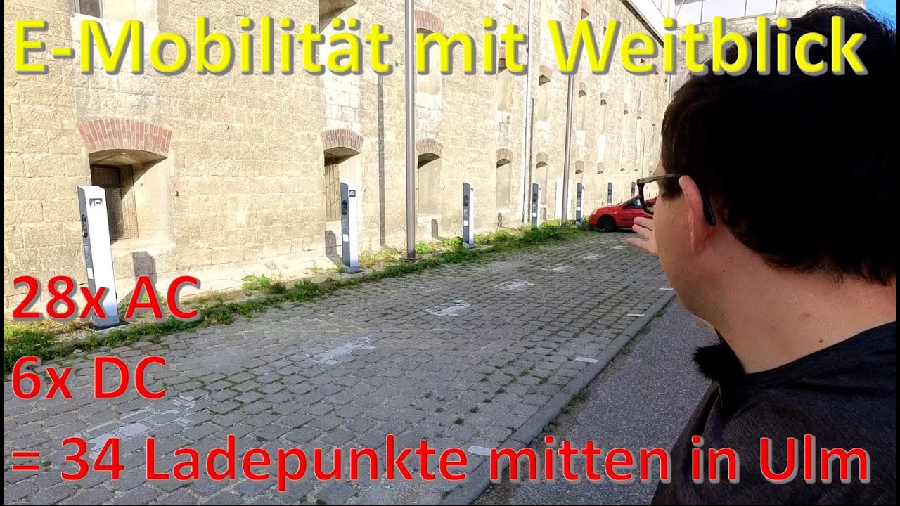 Mega-Ladepark mitten in der Stadt: 34 Ladepunkte im Herzen Ulms