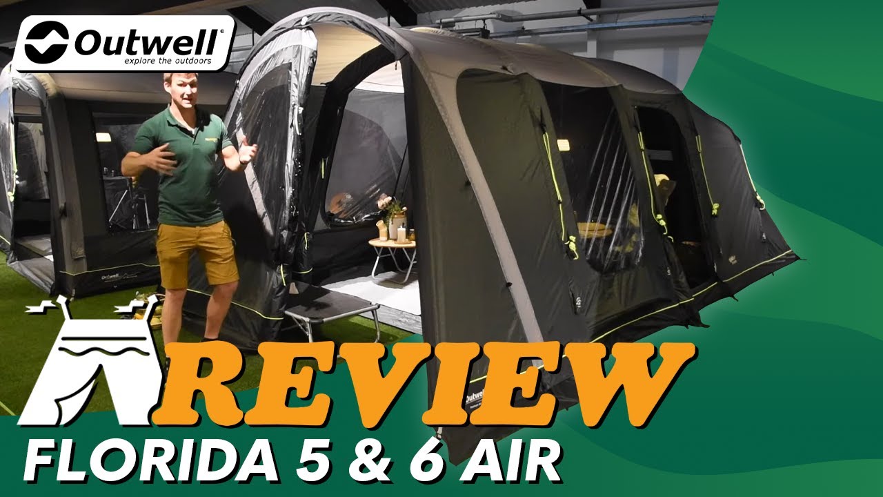 Обзор палатки Outwell Florida 5 и 6 Air 2025
