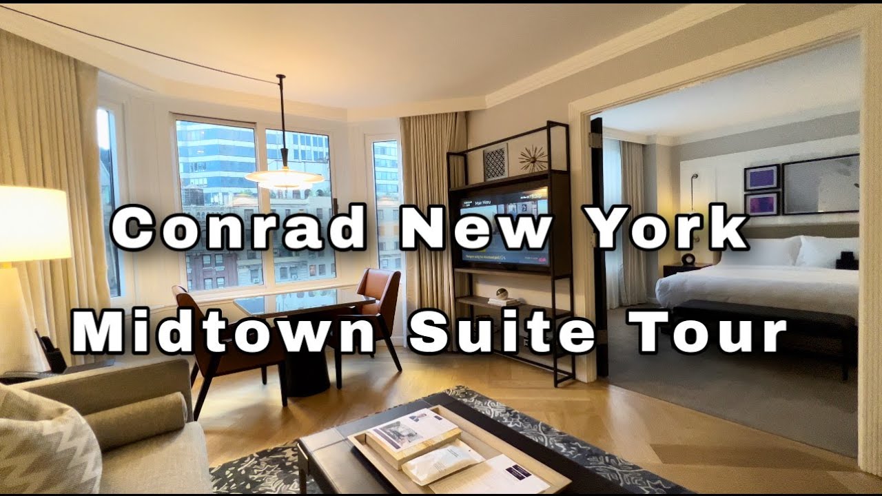 Conrad New York Midtown Suite Tour | The Only All-Suite Hotel in New York City