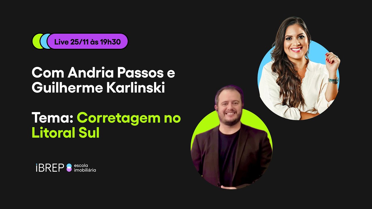 Aulão: Corretagem no litoral Sul