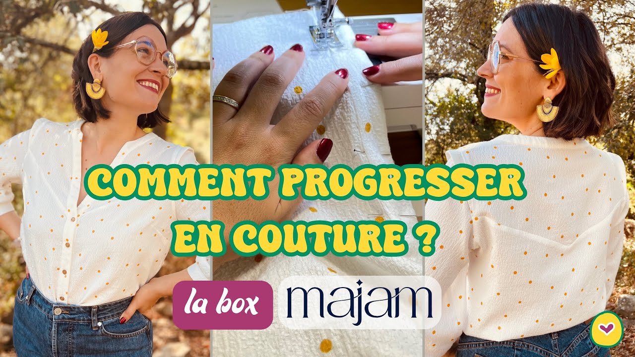 Apprendre à coudre ses vêtements et progresser en couture avec la box de couture Majam