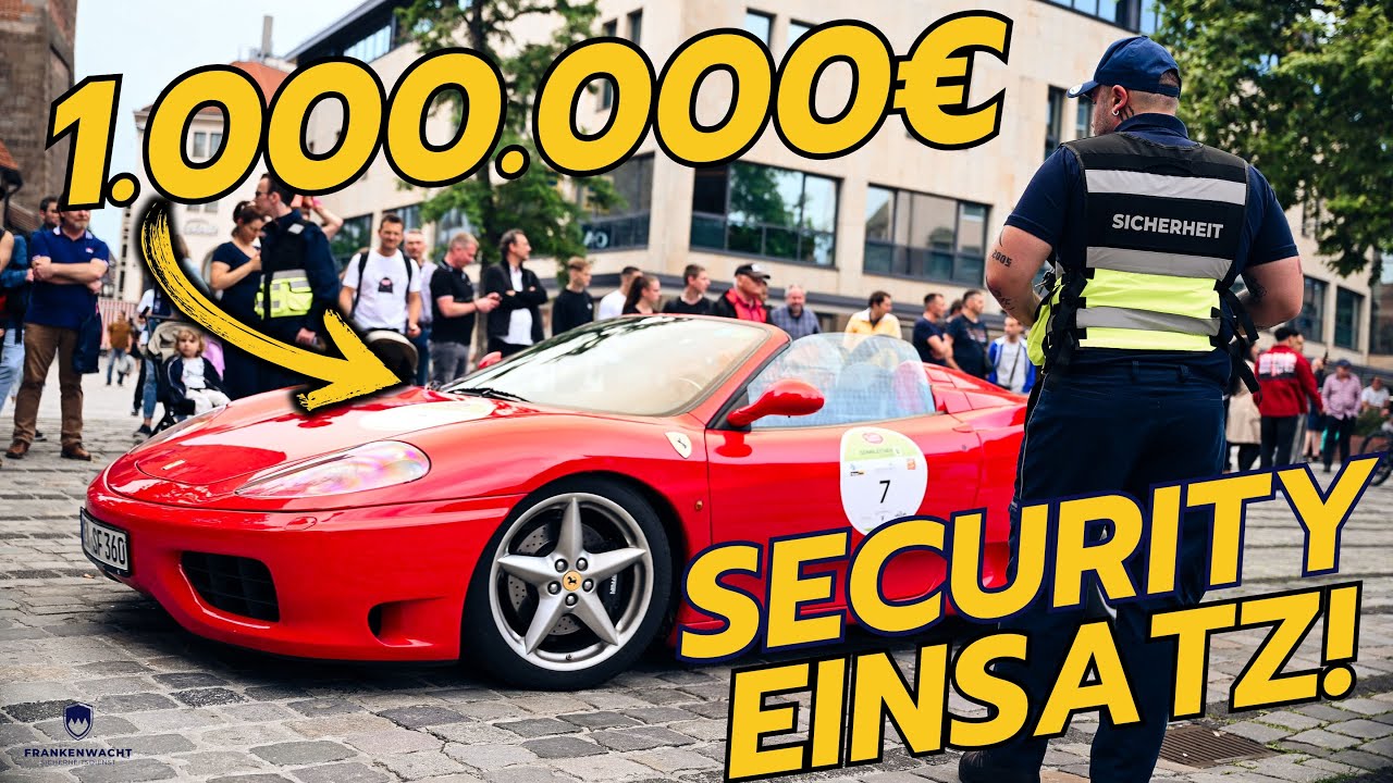 Oldtimer über 1 Mio€ bewachen?! #sicherheitsdienst #classicsprint