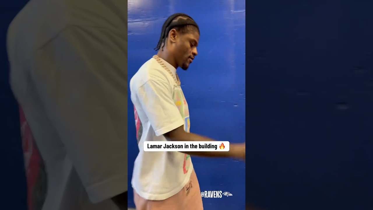 Lamar Jackson has arrived for the opener (via ravens/TT)