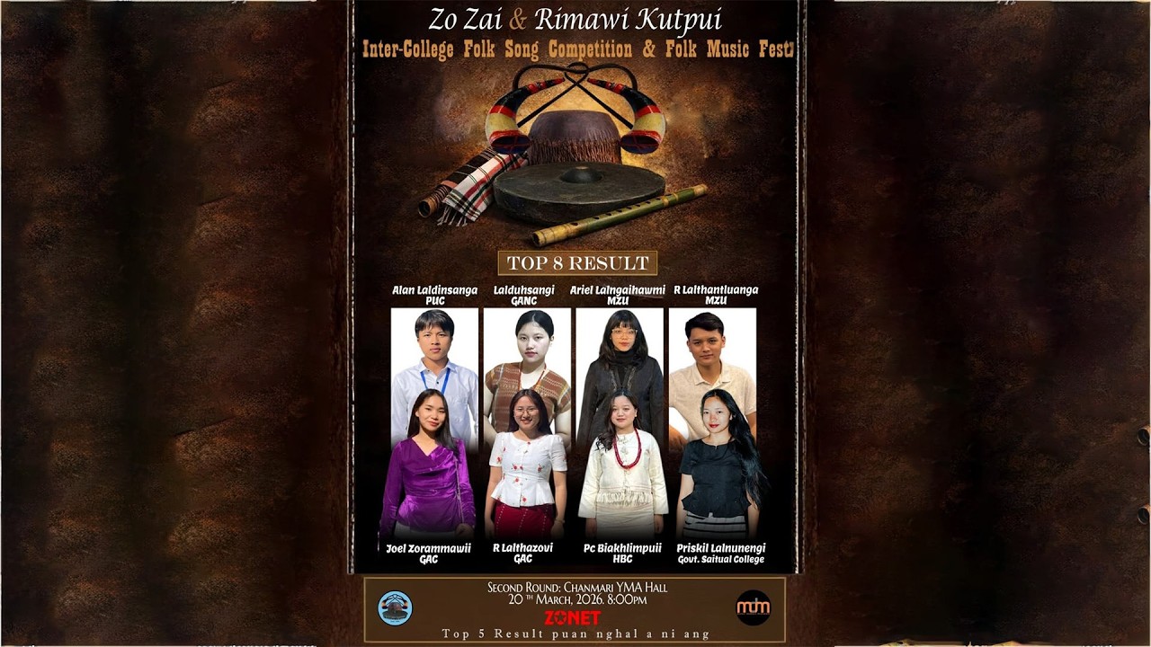 ZO ZAI & RIMAWI KÛTPUI | INTER-COLLEGE FOLK SONG COMPETITION & FOLK SONG FESTIVAL | LIVE