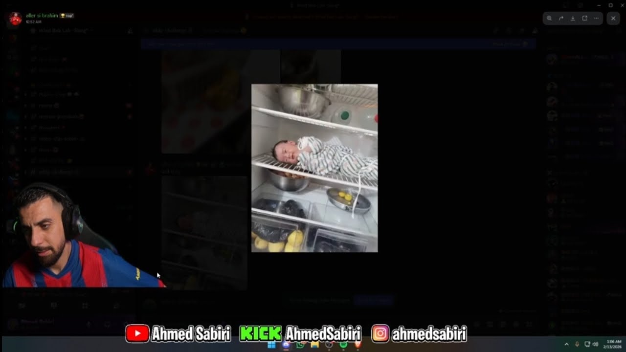 Ahmed sabiri:مسابقة اغرب حاجة ف التلاجة مع المتابعين على $10