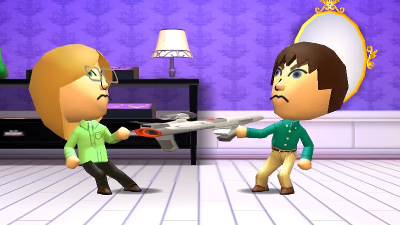 Tomodachi Life - Andy and Shannon fights over the Nintendo Scope