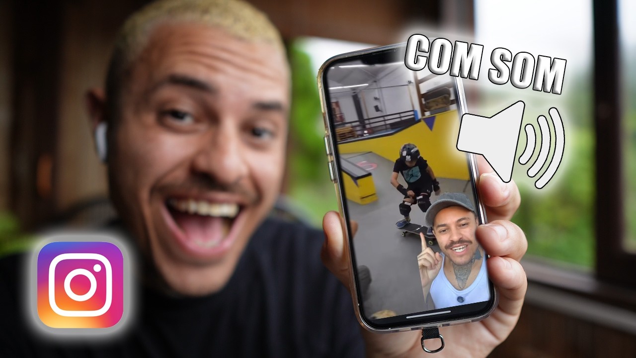 COMO FAZER REACT NO INSTAGRAM (COM SOM) 2024