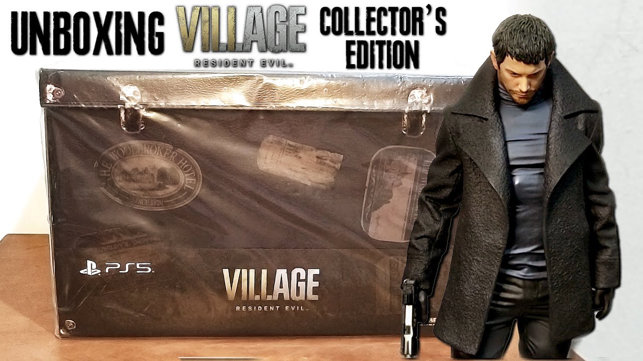 RESIDENT EVIL VILLAGE Collector's Edition PS5 Unboxing (ASIA) & Comparison with RE 2 & 3 Remake CE