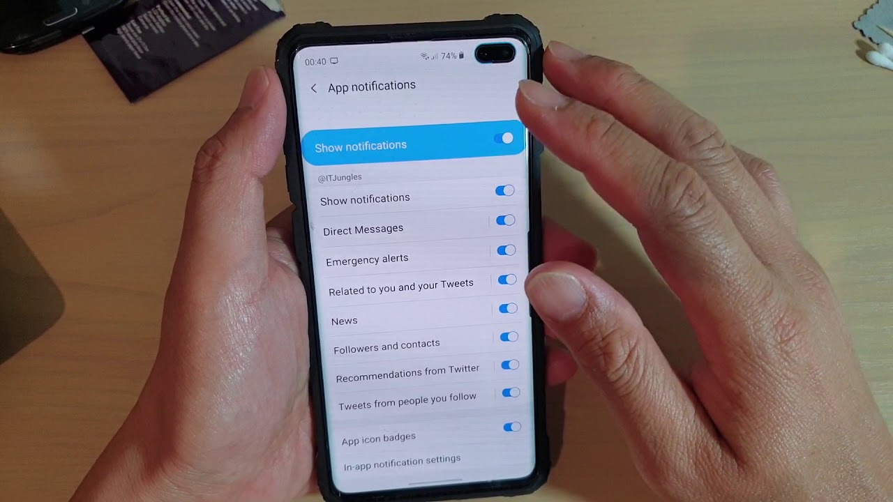 How to Customize a Unique Notification Alert Tone For Twitter App on Galaxy S9 / S10 / S10+
