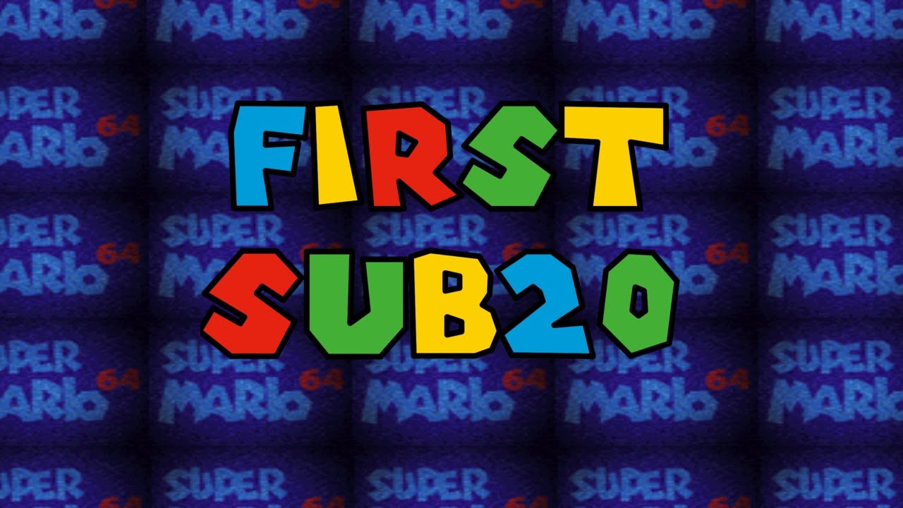 My First Sub 20 Mario 64 Run! | Stream Highlights