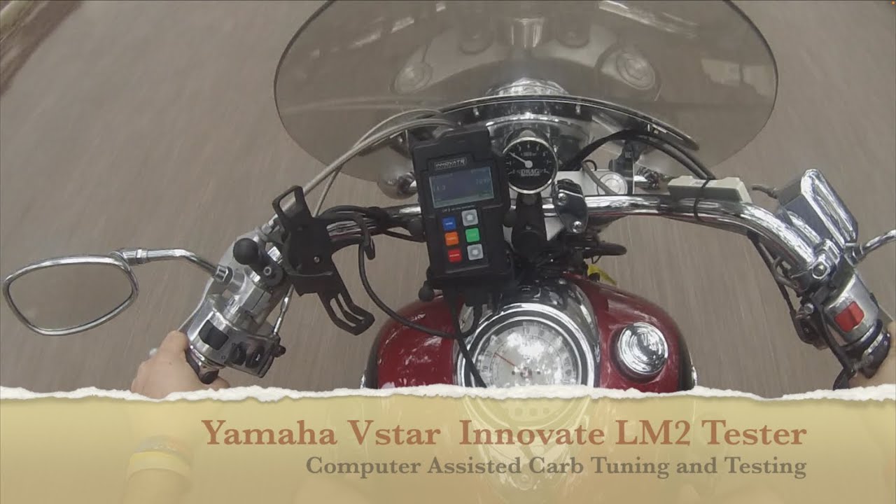Yamaha VSTAR 1100 Computer Assisted Carb Jetting & Tuning with an LM2 Computer