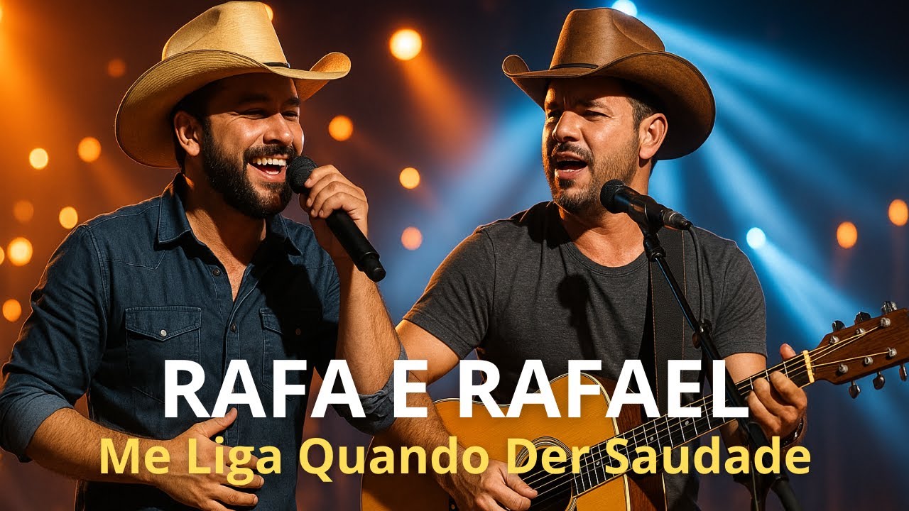 RAFA E RAFAEL | Me Liga Quando Der Saudade #sertanejo