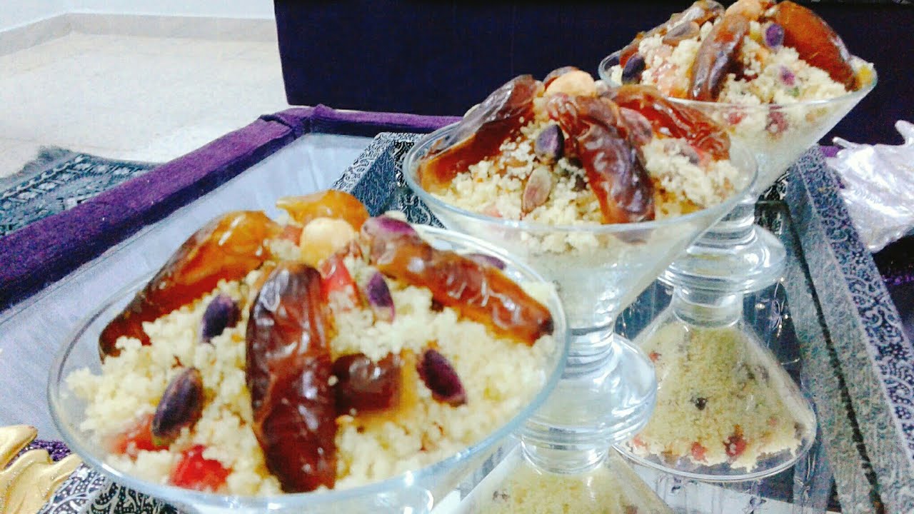 مسفوف بالرمان و التمر و الفواكه الجافة 😍😍