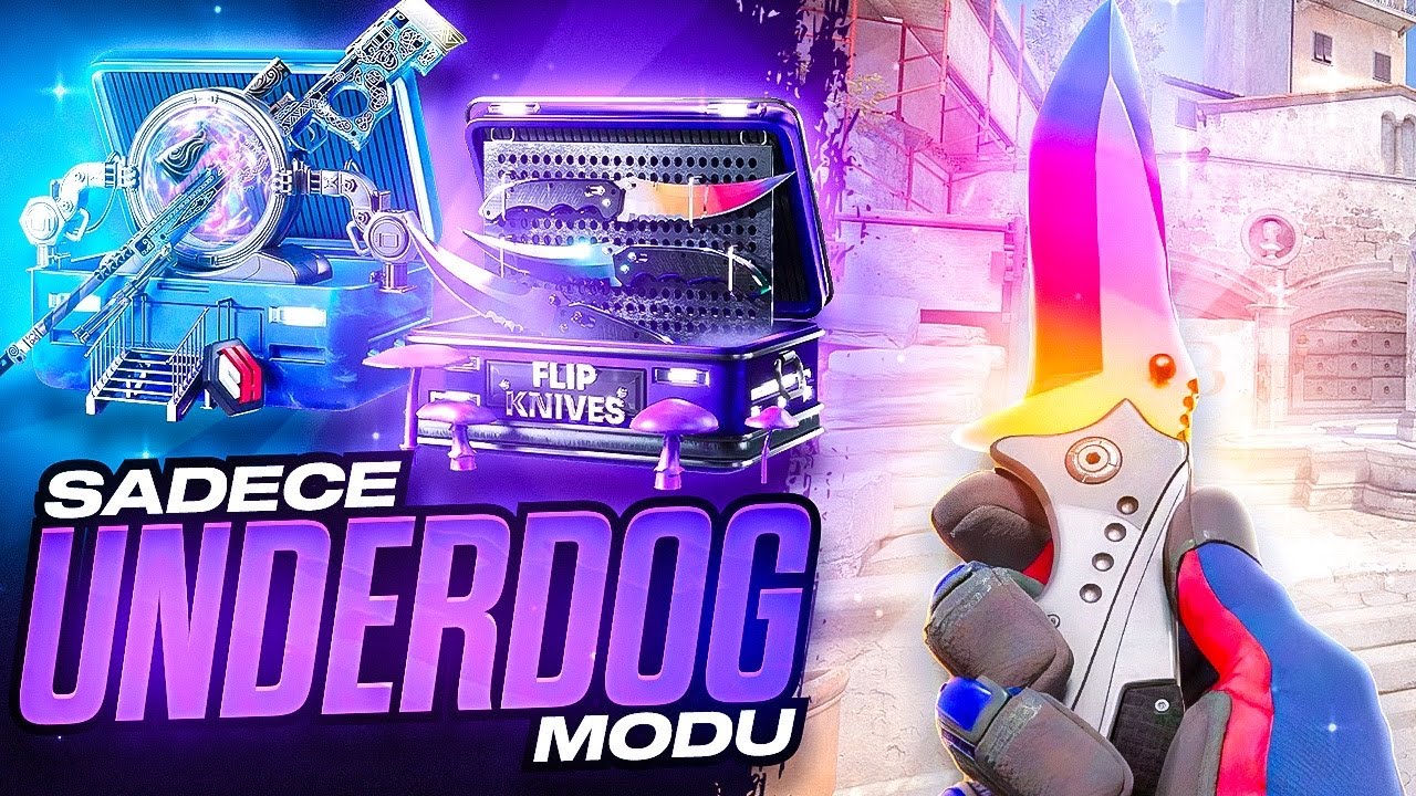 SADECE UNDERDOG MOD İLE KATLIYORUZ!? CS2 KASA A&Ccedil;ILIMI 2026